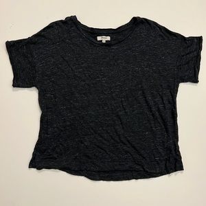 Madewell Slub T-Shirt in Dark Grey
